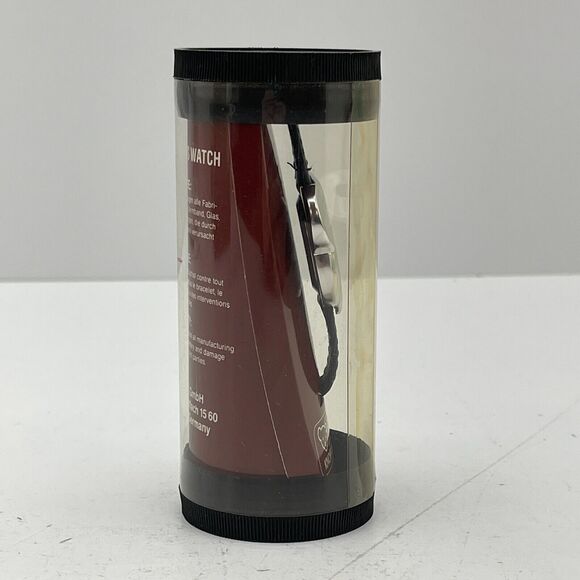 Steiff Teddy Head 1991 Analog Wrist Watch Brown Faux Leather Strap Vintage - Picture 4 of 8